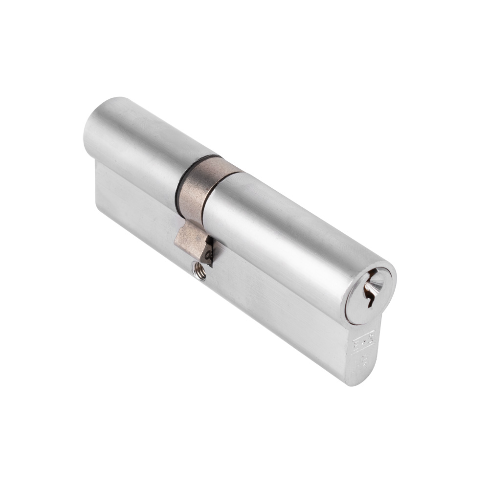 10 Pin Euro Double Cylinder (Keyed to Differ) - Satin Chrome - 40/50